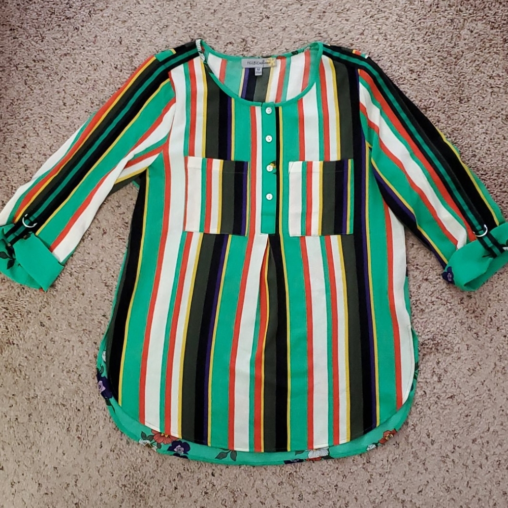 Figueroa & Flower M Striped bloues